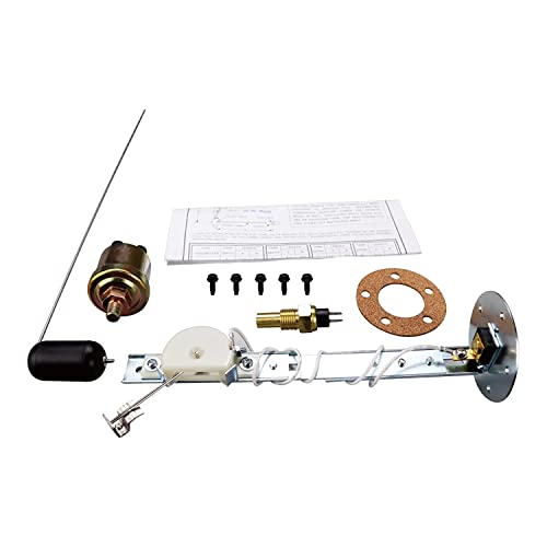 Motor Meter Racing W Pro Electrical 5 Gauge Set With Instrument Panel - 85Mm 3-3/8" Tachometer 52Mm 2-1/16" Volt, Fuel Level, Water Temperature & Oil Pressure White Dial Red Led - For Boat & Yacht #TOP5