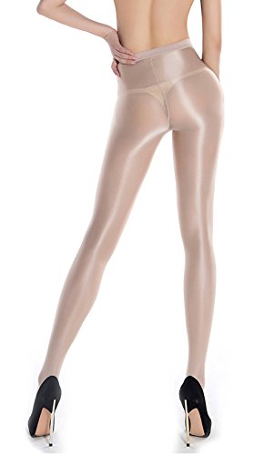 70D Sexy Shaping Socks Oil Socks Shiny Silk Stockings Pantyhose Tights Bar Dance (nude)