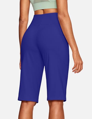 Image of ISEEGZ 15 inch / 18 inch / 21 inch / 25 inch Capri Pants for Women High Waist with Pockets Women's Capris Workout Yoga Pants Loose Straight Leg
