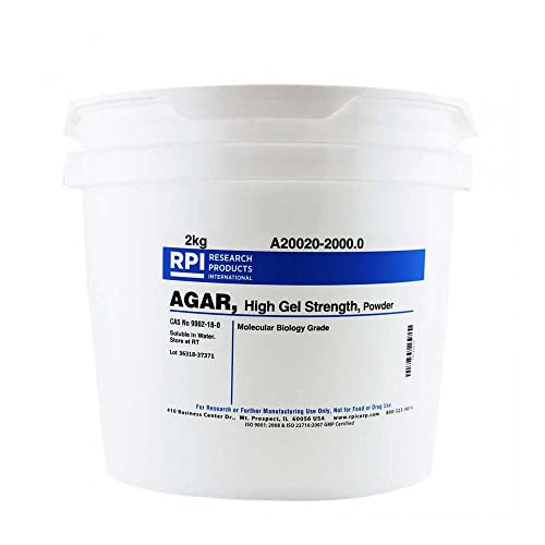 RPI A20020-2000.0 Agar, High Gel Strength, Powder, 2kg
