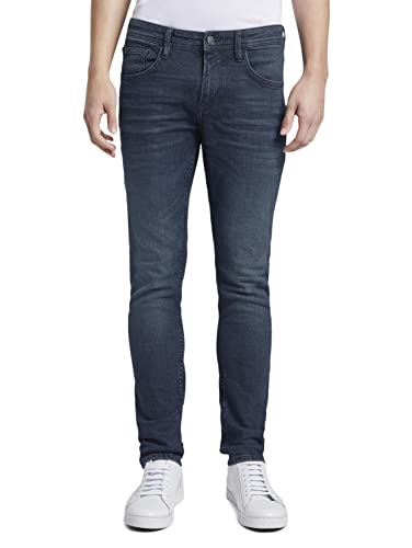 TOM TAILOR Denim Hommes Culver Jean skinny 1018193, 10120 - Used Dark Stone Blue Denim, 36W / 34L