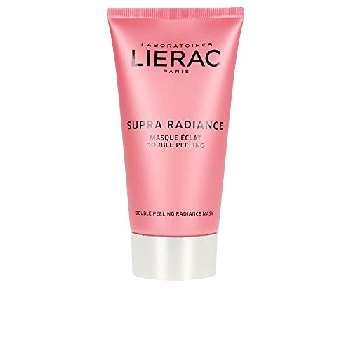 Lierac Supra Radiance Maschera Peeling Viso Antirughe, Illuminante con Acido Ialuronico, per Tutti i Tipi di Pelle, Formato da 75 ml