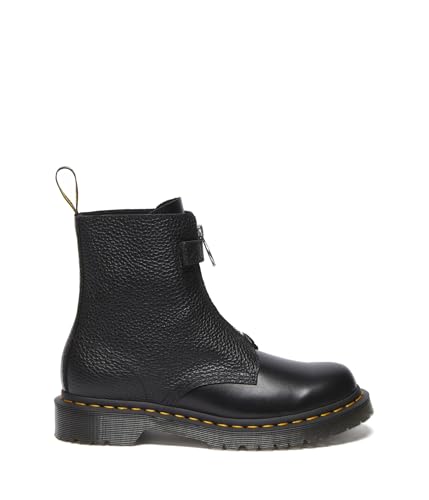 Dr. Martens Women's 1460 Pascal Front Zip Leather Boots Combat3
