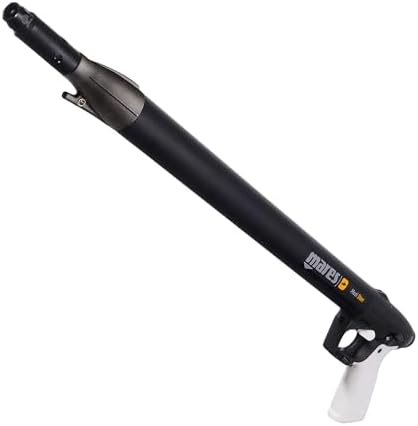 Mares Sten Speargun for Spearfishing - High-Speed Firing Hydrodynamic Precise Pneumatic Spear Gun with 13 mm Inner Barrel & 8 mm Threaded Shaft - 58 cm with Power Regulation