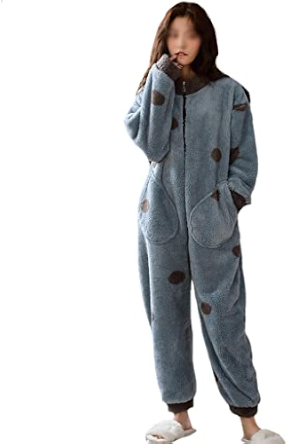 購入日本 フリース 着ぐるみ 秋冬の女性ワンピースパジャマ 学生用ホームウェアジャンプスーツパジャマ用コーラルフリース Color Blue Size Within 60kg アウトレット長島 価格 Www Littleshopp Com