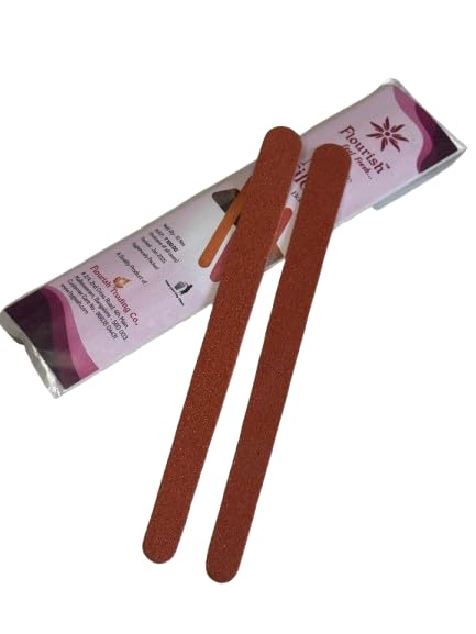 Flourish Professional Nail Files, Brown Emery Board, Pack of 10, Disposable Manicure and Pedicure Tool-picture-34
