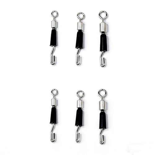 Conectores rápidos de acero inox para pesca 150 pzas miniatura 1