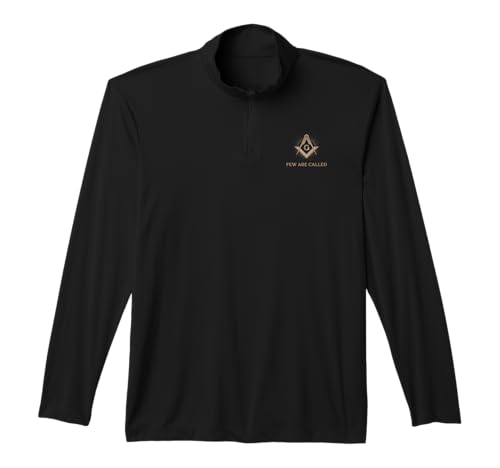 Few are Called Freemason Symbol Performance Quarter-Zip Top