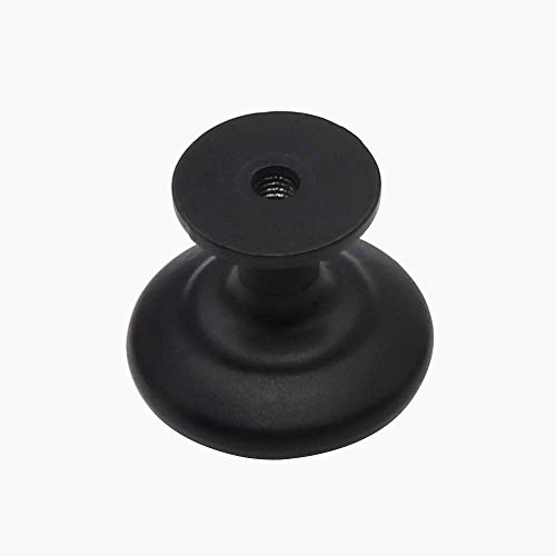 Homdiy Round Cabinet Knobs Black 5 Pack Knobs For Dresser Drawers - Hd6050Bk Vintage Cabinet Knobs Black Drawer Knobs For Kitchen, Bathroom, Closet, Wardrobe #TOP4