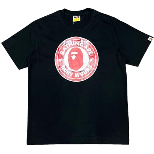 FDTURES 24ss Nueva Marca De Moda Bap Clásico Shark Man Hombre Hombre Hombre Hombre Hombre Doble Hilo Casual Camiseta De Manga Corta Blusa-color2||M