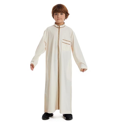 Robe de prière enfants pour le vendredi : djellaba garçon et kaftan musulman confortable