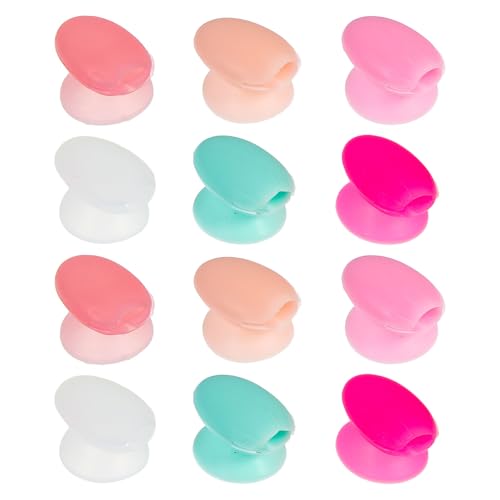 Fundas de silicona para aplicadores labiales con diseño portátil para llevar de viaje