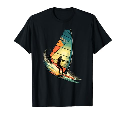 Multiple Exposure Planche à voile Windsurf Windsurfer T-Shirt