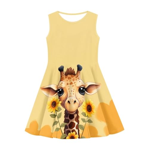 Girls Summer Sleeveless Dress Kids Flowy Swing Dresses for Toddler Girls4