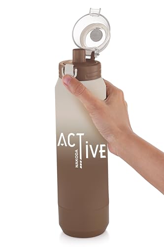 Image of Nakoda Zenon Water Bottles Stainless Steel Insulated Hot & Cold Flask -700ml, Water Bottle Ideal for Home, Office, Gym, Outings, and School - Grey