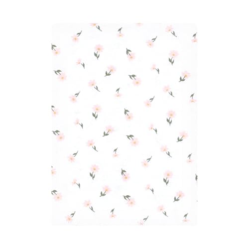 Image of Hudson Baby Unisex Baby Flannel Burp Cloth 12pk, Sage Floral, One Size