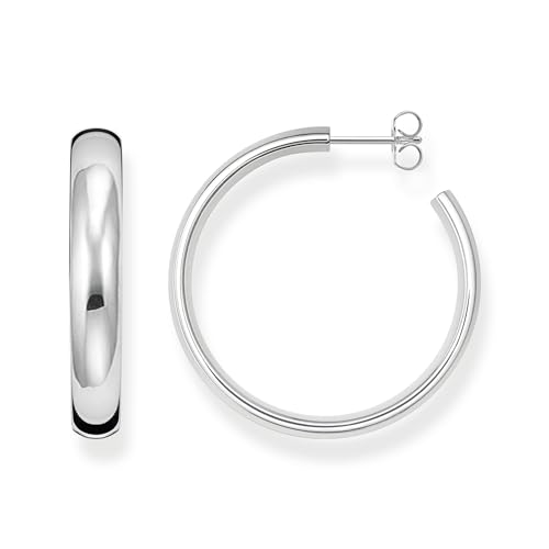 Créoles Chunky Thomas Sabo boucles d'oreilles anneaux moyens argent 925 femme