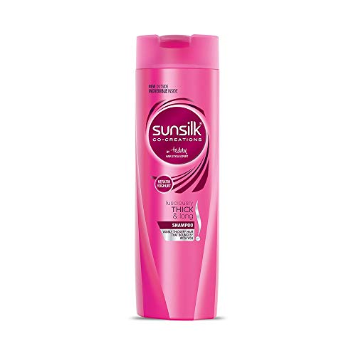 Image of Sunsilk Stunning Black Shine Shampoo, 340 ml And Sunsilk Lusciously Thick and Long Shampoo, 340ml
