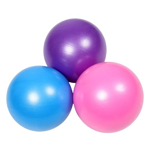 DECOMELODY 3pcs Bola De Yoga Bola De Ejercicio para Entrenamiento Estabilidad Pilates Resistente A Resbalones para El Parto Físico Core Entrenamiento De La Oficina Silla De Pelota Surtido
