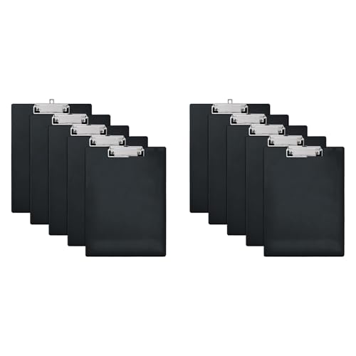 Presse-papiers anti-gondolage lot de 10 supports plastique solides pour notes volantes