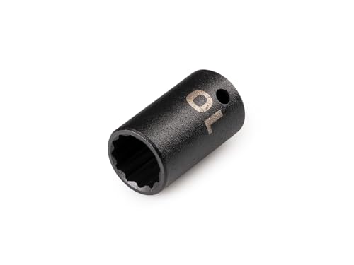 Image of TEKTON 1 /4 Inch Drive x 10 mm Shallow 12-Point Impact Socket | SID02310