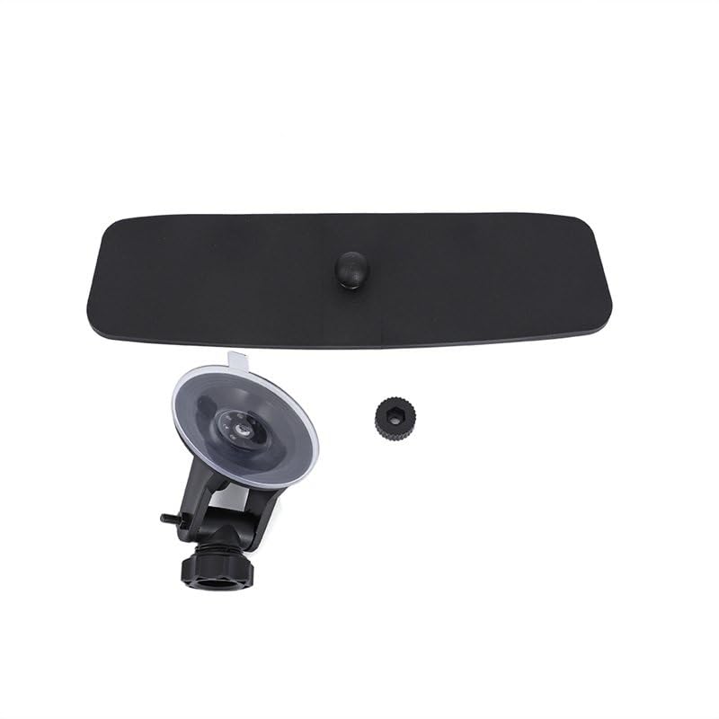 Espejo Interior Universal 240x65 Mm Con Ventosa | Giratorio 360° | Para Coches, Furgonetas Y Todoterrenos