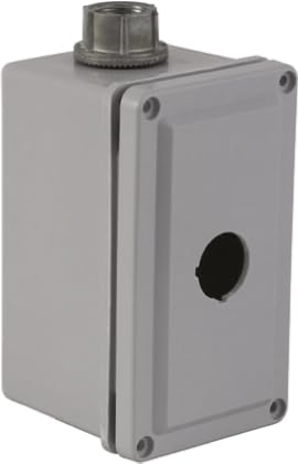 Boîtier plastique 1 trou enveloppe vide pour interrupteur et bouton poussoir 22mm - 5