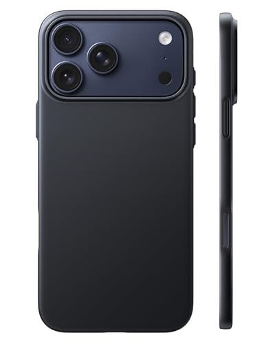 Image of TORRAS Slim Fit for iPhone 17 Pro Case Thin 6.3 inch Velvety Matte Black