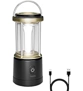 Lepro 2000LM Rechargeable &amp; Battery Camping Lantern, USB Camping Light, IPX4 Waterproof LED Porta...