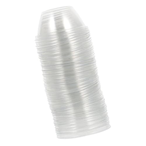 Artibetter 100Pcs Transparent Plant Hydroponic Cover Humidity Dome Garden Cloche for Indoor Seedlings Protection and Frost Resistance Material for Soilless Growing