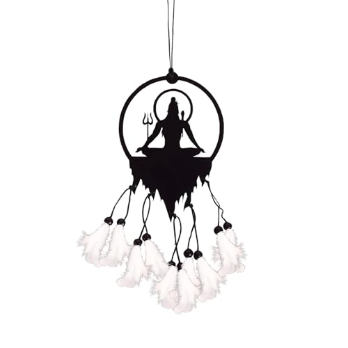 Image of eCraftIndia Lord Shiva Dream Catcher for Home Decor Car Bedroom | Wall Decor