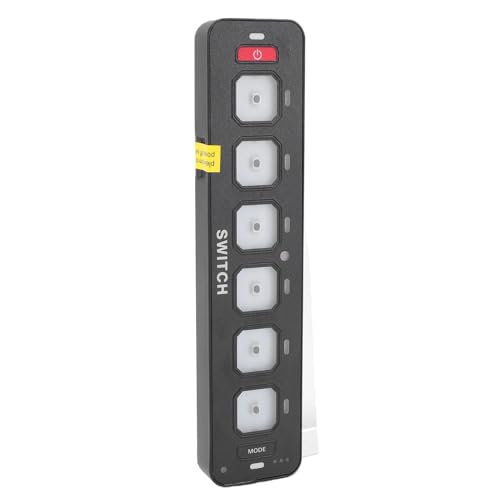 Panneau de commutation à 6 gangs avec gradation automatique et modes d'éclairage polyvalents - 4