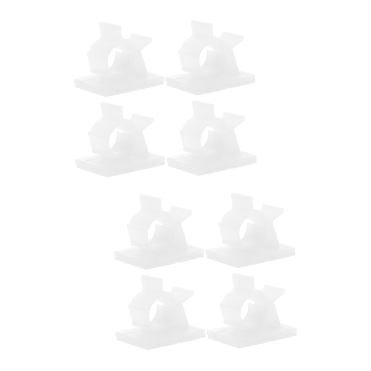 Hemobllo 200stücke Kabelhalter Clips Selbstklebend Draht-organizer Für Kabelmanagement Verstellbare Kabelklammern Zur Sicheren Befestigung Für Schreibtisch Und Wandsteckdose