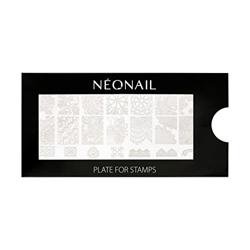 NEONAIL Nail Art Stamping Plate 10 - Placa de Estampado de Uñas...