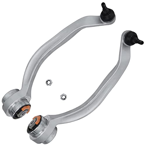 Image of Detroit Axle - 6pc Front End Control Arms for Audi A6 Quattro S8 S4 VW Passat, 2 Lower Forward 4 Lower & Upper Rearward Control Arms Replacement