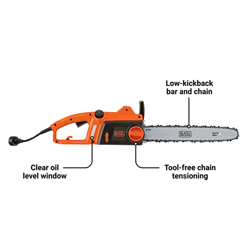 Black+Decker CS1216 12 Amp 16 Inch Electric Chainsaw  thumb #1