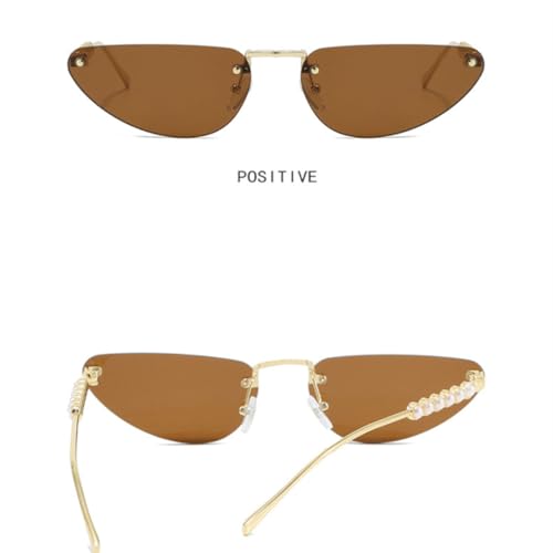 Lunettes de soleil œil de chat protégeant des UV sans marquer le nez - 3