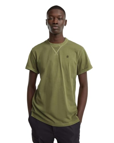 G-STAR Uomo Nifous T-Shirt, Verde Scuro (Shadow Olive GD D24449-2653-D033), XL
