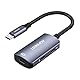 USB C zu AR-Brille mit Ladeadapter, Type C zu Monitor und Lade-Konverter 100W PD, 4K@60Hz Kompatibel für iPhone 15/16 Viture/Rokid/Xreal AR-Brille (Dual USB C)