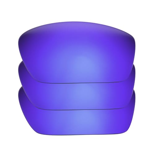 Verres polarisés Oakleys Splinter bleu (lot de 3) de remplacement en taille unique