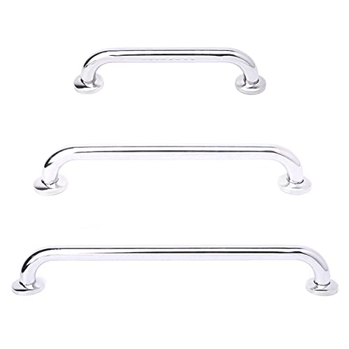 Barra de Apoyo para baño, pasamanos de Acero Inoxidable de 30/40/50 cm para bañera y Ducha. Soporte de Seguridad.