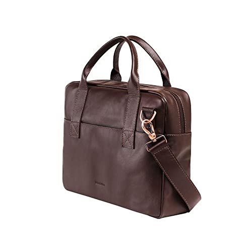 Bolsa Pasta de Couro Nordweg Nômade Nw080a Italiano Café