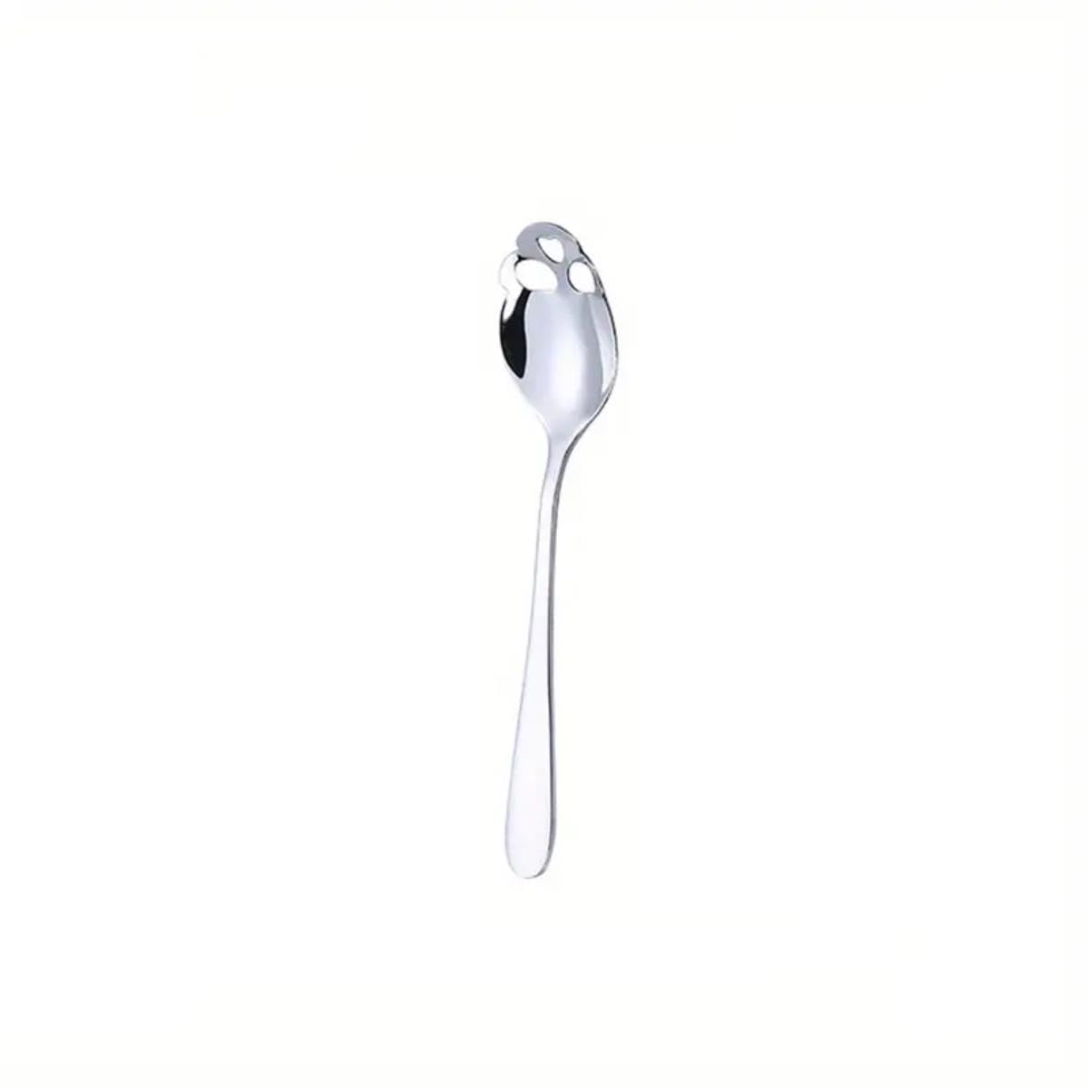 Ro Rox Skull Tea Spoon Gothic Homeware Kitchenware Halloween Party Cutlery, Silver, 1pc