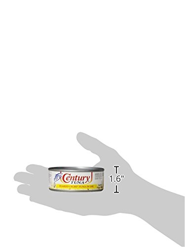 Century Tuna Flaked Light Tuna in Oil | High in Protein and Rich in Omega 3 DHA Canned Tuna, 4.9 Ounce (Pack of 12)