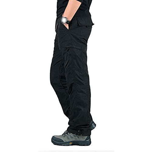 Pantalon cargo homme en coton robuste doublé polaire pour affronter le froid hivernal