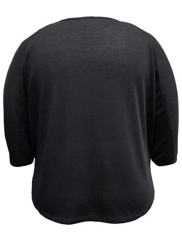 Image of LEEBE Women's Plus Size Dolman 3 /4 Sleeve Sweater