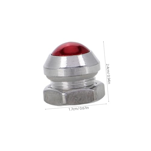 Válvulas de seguridad resistentes a alta temperatura para olla a presión, repuesto plano rojo, 2 piezas miniatura 2