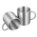 Imagen de CHUEHKAK Juego de 4 Tazas de Café de Acero Inoxidable