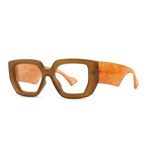 Lunettes anti-serrement monture carrée verte transparente branches larges confort LVTFCO