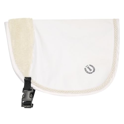 Imperial Riding Hobby Horse IRH Free Spirit Couverture Polaire avec col en Fausse Fourrure et Fermeture à Clip Blanc Taille Unique